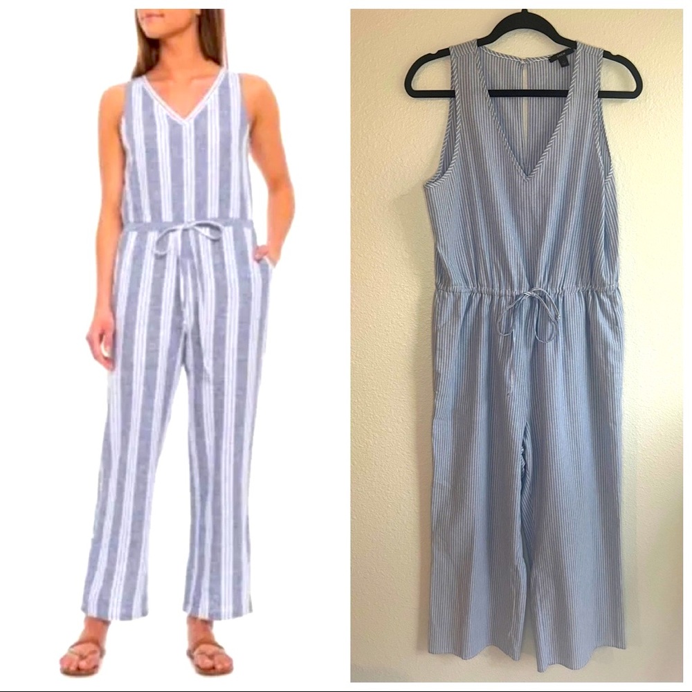 DREW -Anthropologie- striped romper jumpsuit Size M